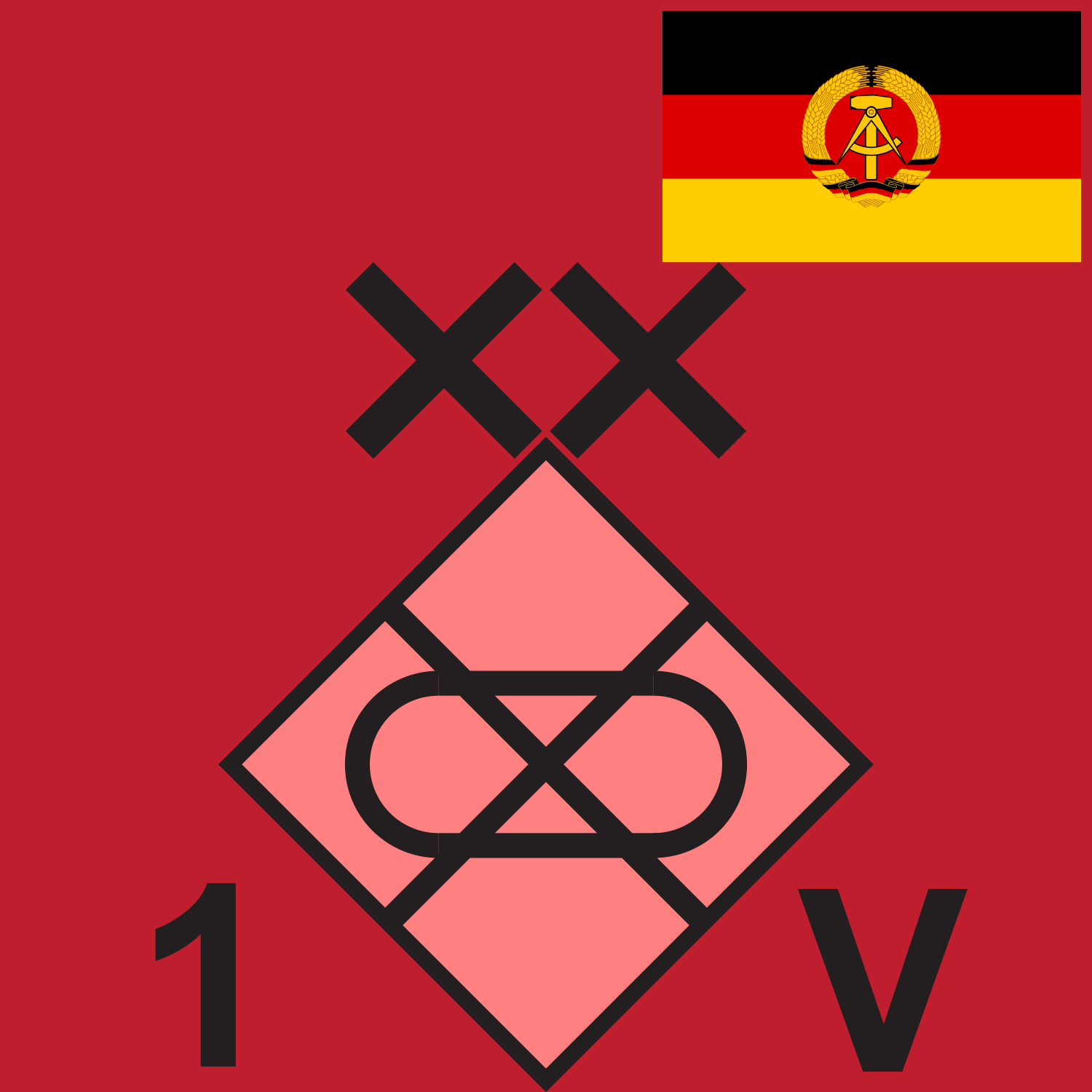 RED GDR 1 MRD 1989
